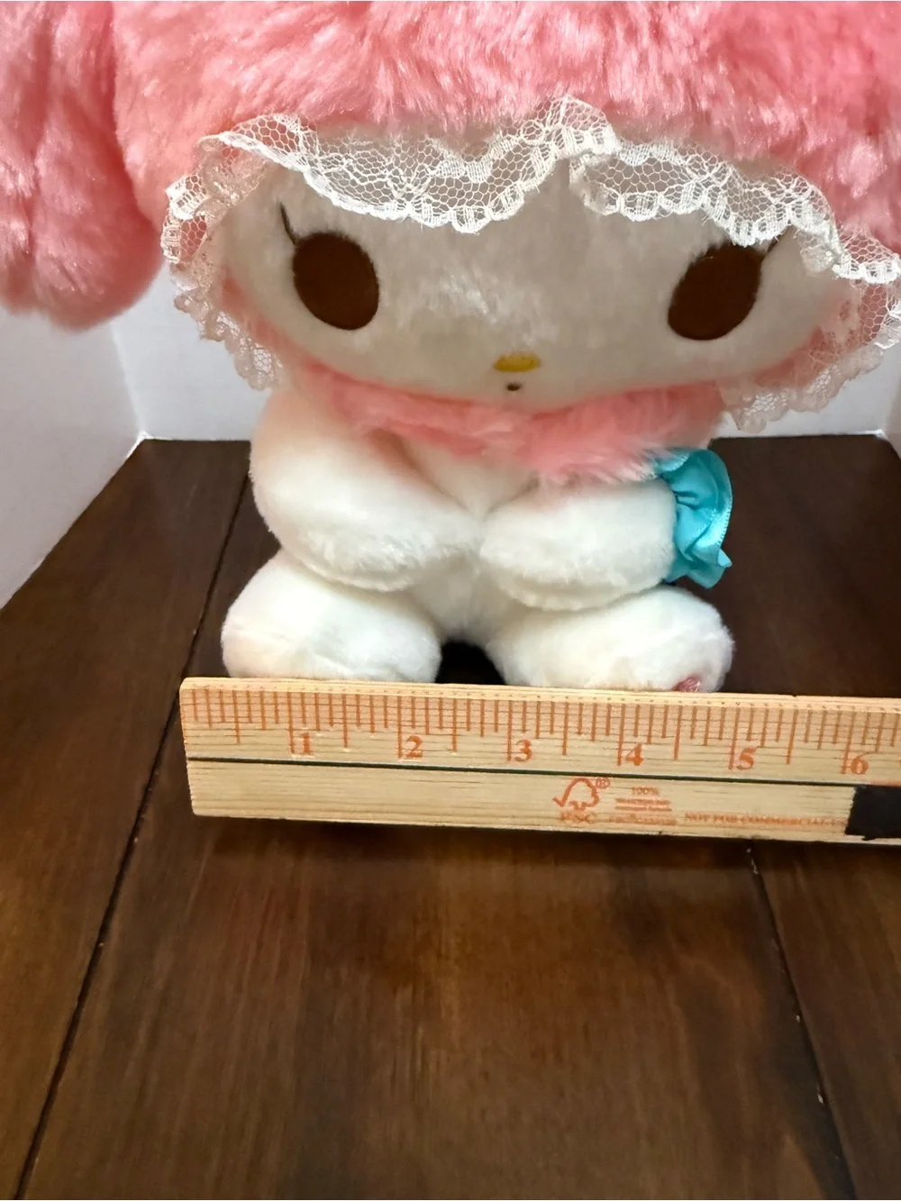 My Melody plushie with lace details Cinnamoroll Nakajima